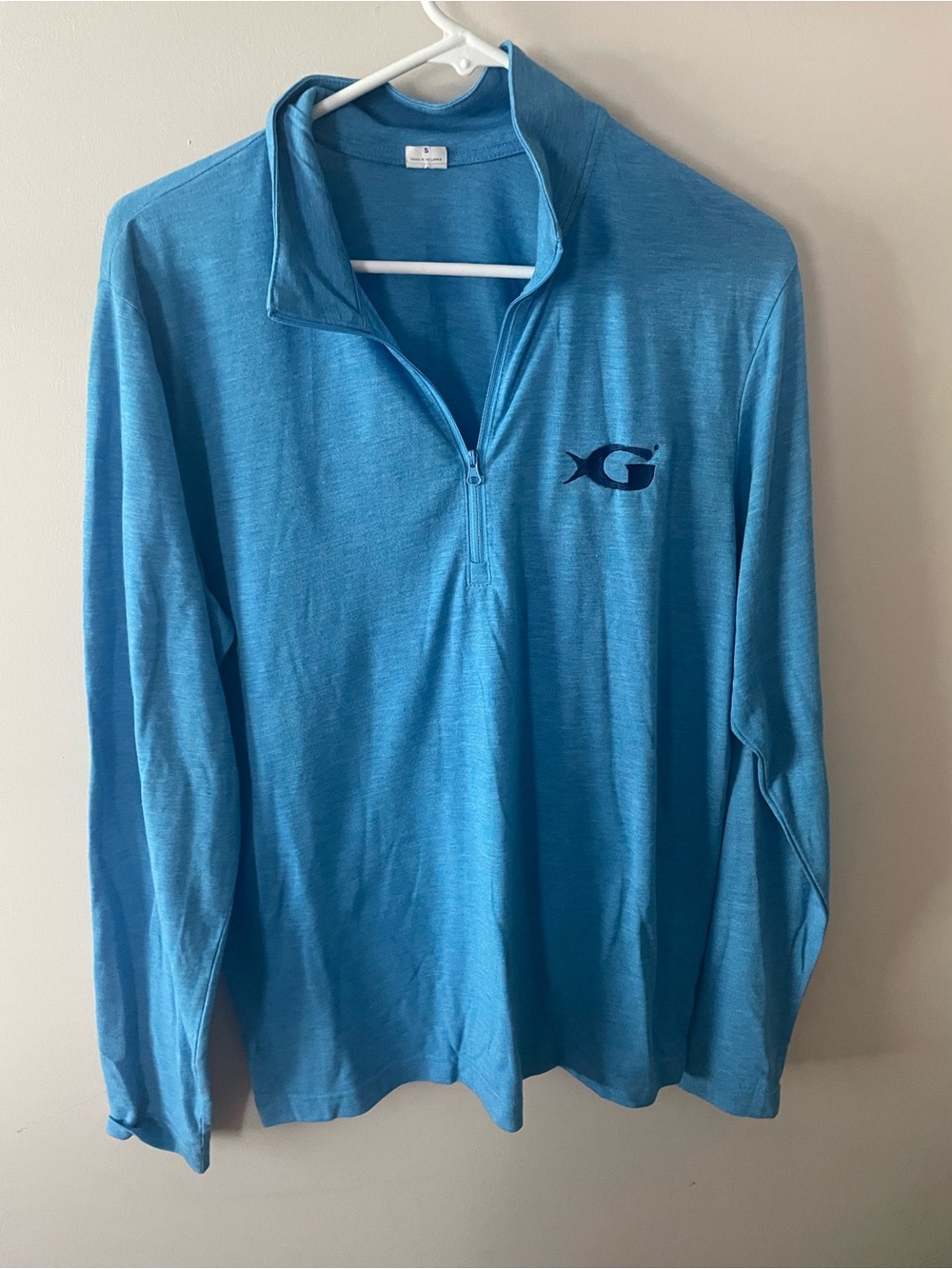 Girls Quarter-Zip Performance Shirt - Blue from The Georgia Aquarium